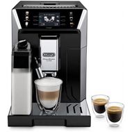 De’Longhi DeLonghi eCAM 550.55. SB ECAM550.65.SB Coffee Machine, Autonomous, Fully Automatic, 2 Litres, Stainless Steel. Black and Silver, ECAM550.65.SB