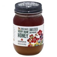Madhava Raw Organic Honey, 22 Ounce (Pack of 6)