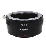 Haoge Lens Mount Adapter for Nikon Nikkor F Mount AI AI-S Lens to Fujifilm Fuji X FX Mount Camera as X-A3 X-A5 X-A10 X-A20 X-E1 X-E2 X-E2s X-E3 X-H1 X-M1 X-Pro1 X-Pro2 X-T1 X-T2 X-