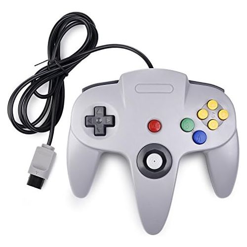 [아마존베스트]Miadore Innext Classic Retro Wired Controller for N64NINTENDO 64Controller Joystick For Nintendo 64N64Game Console SystemGrey