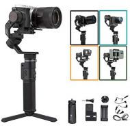 FeiyuTech G6 Max Camera Gimbal Stabilizer for Lightweight Mirrorless/Action/Pocket Camera/Smartphone for Sony a6300/a6500 Canon eos 200D M50,GoproHero 8765,Bluetooth,app,Official-A