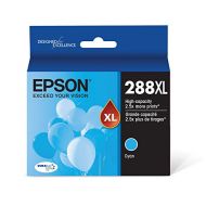 Epson T288 DURABrite Ultra -Ink High Capacity Cyan -Cartridge (T288XL220-S) for Select Epson Expression Printers