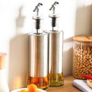 Blue Stones Stainless Steel Olive Oil Bottles Seasoning Oil Container Storage Bottle Sauce Vinegar Pot Leak-Proof Drip- Kitchen Supplie