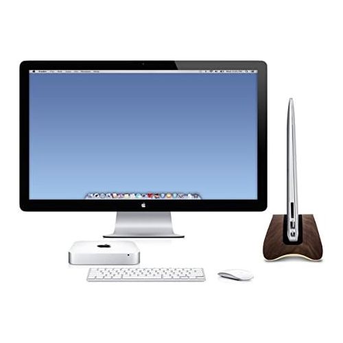  [아마존베스트]kalibri Laptop Stand / Notebook Stand - Holder Made of Wood 3x Silicone Insert for MacBook Air/Pro/Pro Retina/Tablet iPad - Walnut Wood