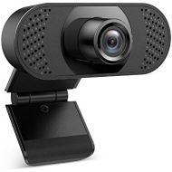 [아마존베스트]Unbekannt Ehome Webcam with Microphone, Webcam 1080P for Laptop, Desktop, USB 2.0 Plug & Play, Webcam PC, Automatic Light Correction for Live Streaming, Video Calls, Online Teaching, Confere