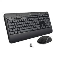 Logitech MK540 Advanced - Keyboard and mouse set - wireless - 2.4 GHz - UK English QWERTY