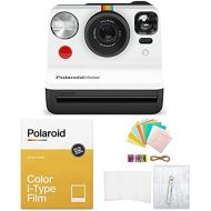 Polaroid Originals Now i-Type Instant Film Camera (Black and White) with Color Instant Film for i-Type Cameras and Polaroid Accessory Bundle (3 Items)