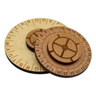 [아마존베스트]Creative Escape Rooms Hide and Seek Cipher Decoder Ring - Two Piece Escape Room Cipher Wheel