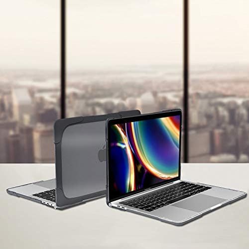  [아마존베스트]ProCase MacBook Pro 13 Inch Case 2020 M1 A2338/ A2289/ A2251, Heavy Duty Slim Hard Shell Dual Layer Protective Cover with Fold Kickstand for MacBook Pro New 13-inch Retina with Tou