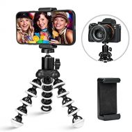 N\\A YZH-NEST Flexible Mini Phone Tripod Stand for iPhone Android with Phone Holder, Travel Pocket iPhone GoPro Tripod (5.90Inches)
