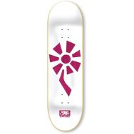 Black Label Skateboards Black Label Skateboard Deck Flower Power White/Pink 8.25 x 32.12