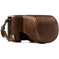 MegaGear Ever Ready Leather Camera Case and Strap Compatible with Fujifilm X-A5, X-A3, X-A2, X-A1, X-M1