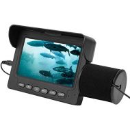 [아마존베스트]FastUU Underwater Fishing Camera, Portable Wired Fish Finder Camera LED Waterproof Camera 15M Fish Depth Camera with 4.3 LCD Monitor Infrared Lights for Ice Lake Sea Boat Kayak Fishing