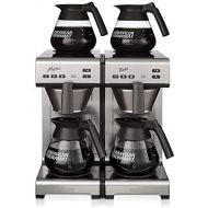 Bonamat Matic Twin, Kaffeemaschine Festwasser inkl. 4 Kannen - Neues Design