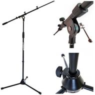 [아마존베스트]Keepdrum MS107B Microphone Stand Microphone Stand with Boom, Metal Base + + +