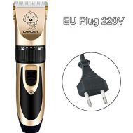 GoldLock Professional Dog Hair Trimmer Rechargeable Animal Grooming Clippers Electric Scissors Pet Dog Hair Trimmer Cutters 110-240v 20S2 (EU Plug 220v)