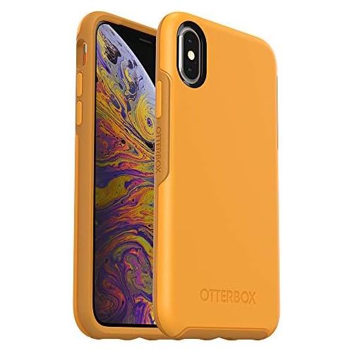 오터박스 [아마존베스트]OtterBox Symmetry Series Case for iPhone Xs & iPhone X - Retail Packaging - Aspen Gleam (Citrus/Sunflower)