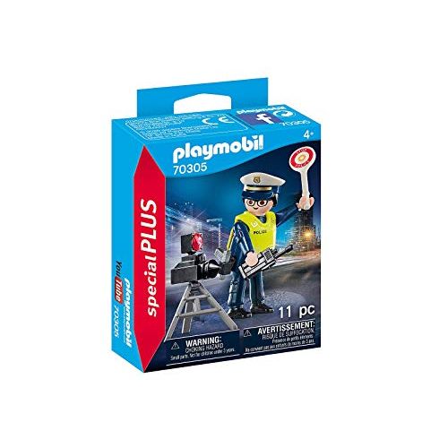 플레이모빌 Playmobil 70305 Special Plus Politieman met flitscontrole,Multi kleuren