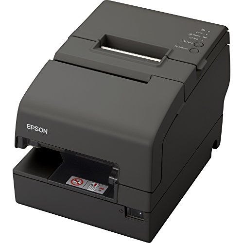 엡손 Epson C31CB25A8761 TM-H6000IV Multifunction Printer, 9 Pin, Without MICR, Drop in Validation, Parallel and USB Interfaces, Without PS-180, Dark Gray