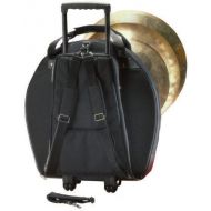 Humes & Berg Galaxy GL526DIVTP 22-Inch Cymbal Bag with Padded Dividers Tilt-n-Pull