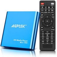 [아마존베스트]-Service-Informationen AGPTEK Mini 1080P Full HD Digital Media Player Media Player with Remote Control for MP3, WMA, OGG, AAC, FLAC, APE, AC3, DTS, ATRA