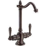 Whitehaus Collection WHFH-HC1006-ORB Forever Point of Use Instant Cold Faucet with Traditional Spout and Self Closing Hot Water Handle