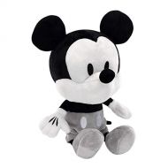 Lambs & Ivy Disney Baby Mickey Mouse Plush Stuffed Animal Toy, Black/White