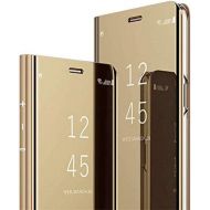 [아마존베스트]QPOLLY Compatible with Galaxy A71 Case PU Leather QPXM02027-DE, Gold