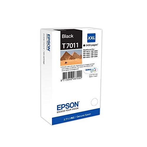 엡손 Epson - Print cartridge - XXL size - 1 x black - 3400 pages - blister - for WorkForce Pro WP-4015 DN, WP-4095 DN, WP-4515 DN, WP-4525 DNF, WP-4595 DNF