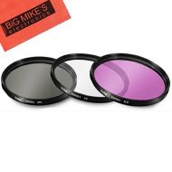 BIG MIKES ELECTRONICS 46mm Multi-Coated 3 Piece Filter Kit (UV-CPL-FLD) for Panasonic Lumix DMC-G7 DSLM Mirrorless 4K Camera with 14-42mm Lens Kit
