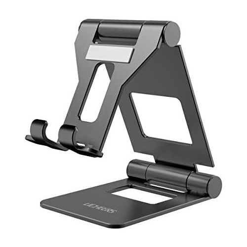  [아마존베스트]Licheers Adjustable tablet stand, table tablet stand: universal tablet holder compatible with 2018 Pad Pro 10.5/9.7, Pad Air 2 3 4, Pad Mini 2 3 4 and devices from 4-13 inches (bla