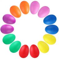 [아마존베스트]Augshy 14 PCS Plastic Egg Shakers Percussion Musical Egg Maracas Easter Egg Kids Toys (7 Colors)