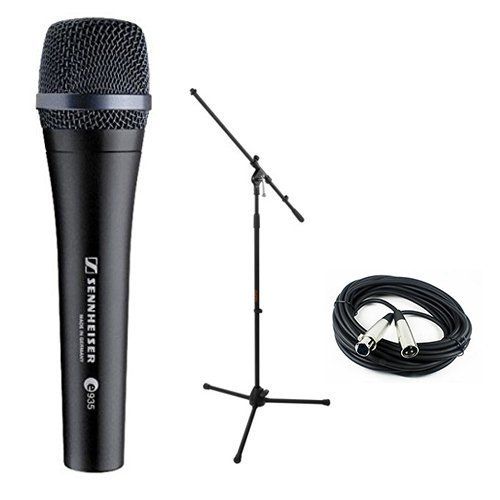 젠하이져 Sennheiser, Sennheiser E935 Dynamic Handheld Vocal Mic with Stand & Cable Performance Kit