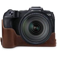MegaGear Ever Ready Genuine Leather Camera Half Case Compatible with Canon EOS RP