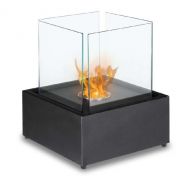 Portable Indoor/Outdoor Freestanding Ventless Bio Ethanol Fireplace - Cube XL Ignis