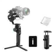 Moza-Aircross-2-3-Axis-Handheld-Gimbal-Stabilizer with Carrying Case, Up to 7.1 lbs 8 Follow Modes Auto-Tuning for DSLR Mirrorless Cameras with Heavier Lens, Multi-Function Ballhea