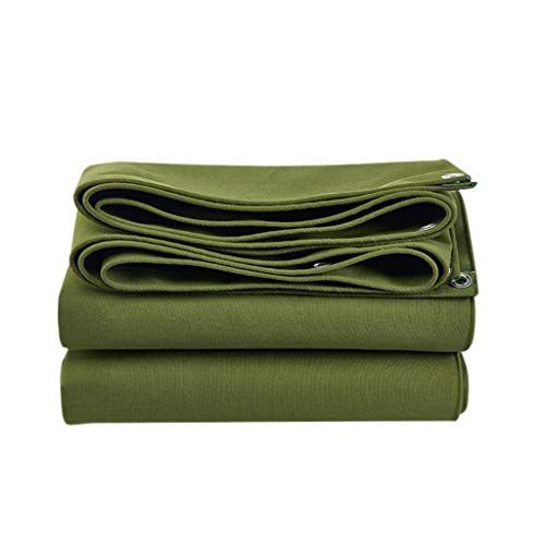  WXX-tarpaulin Outdoor Thickening Army Green High-Strength Waterproof Sunscreen Anti-Freeze Cloth Canopy Truck Cover Tarpaulin Visor Canvas (Size : 2×3m)