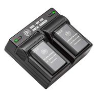 BM Premium 2 Pack of EN-EL23 Batteries and Dual Battery Charger for Nikon Coolpix B700, P900, P600, P610, S810c Digital Camera