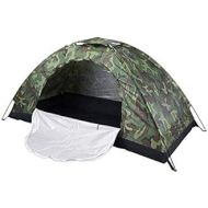 WUWUDIT CESULIS Protection Sun Outdoor Camping Tent Portable 1Person Waterproof Folding Dome Tent Camouflage for Camping Hiking Tent