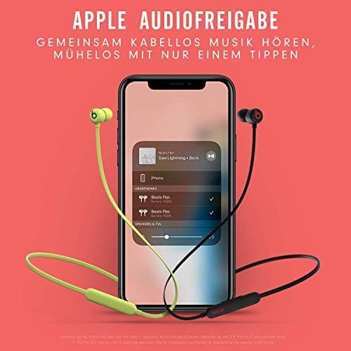 비츠 Beats by Dr. Dre Beats Flex Wireless In Ear Headphones, Apple W1 Chip, Magnetic, Bluetooth Class 1, 12 Hours Playback