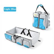 Valentinyii Baby Travel Bed Bag Portable Baby Diaper Change Station 4 in 1 Baby Diaper Bag...