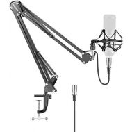 [아마존베스트]Neewer transfer Studio Microphone Boom Scissor Arm Stand with Hanging Erschuetterungsabsorber and XLR Cable-Male to Female