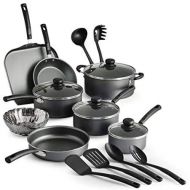 [아마존베스트]COLIBYOU 18 Piece Nonstick Pots & Pans Cookware Set Kitchen Kitchenware Cooking NEW (GRAY)