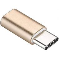 [아마존베스트]Premium Cord Adapter USB 3.1 Connector C/Male to USB 2.0 Micro-B/Female Gold
