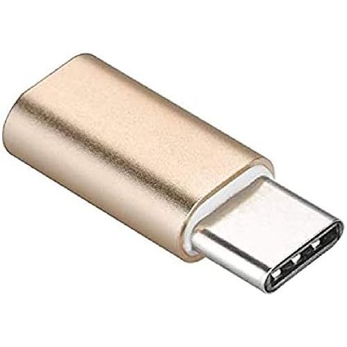  [아마존베스트]Premium Cord Adapter USB 3.1 Connector C/Male to USB 2.0 Micro-B/Female Gold