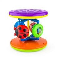 Sassy Fascination Roll Around Early Learning Toy - Promotes STEM Learning - Crawling Toy Rolls and Spins - Ages 6 Months Plus