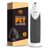 MorePets Dog Nail Grinder Electric Pet Nail Grinder Cordless Rechargeable Battery Operated Grooming Tool for Small Medium Large Dogs