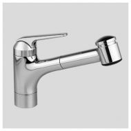 KWC Faucets 10.061.032.127 DOMO Pull Out Kitchen Faucet, 7, Splendure Stainless Steel
