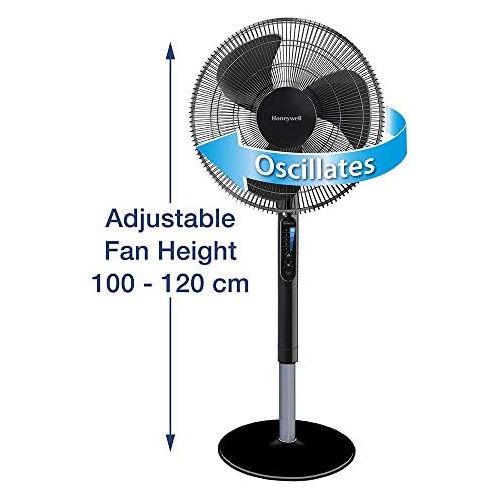  [아마존베스트]Honeywell Modern QuietSet (Quiet), Rotating Floor Fan with Noise Reduction Technology - HSF600BE