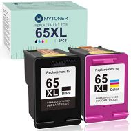 MYTONER Remanufactured Ink Cartridge Replacement for HP 65XL 65 XL High Yield Ink for HP Envy 5052 5055 5058 DeskJet 2622 3755 2624 2652 2655 3720 3752 3721 3722 3723 3758 Printer(